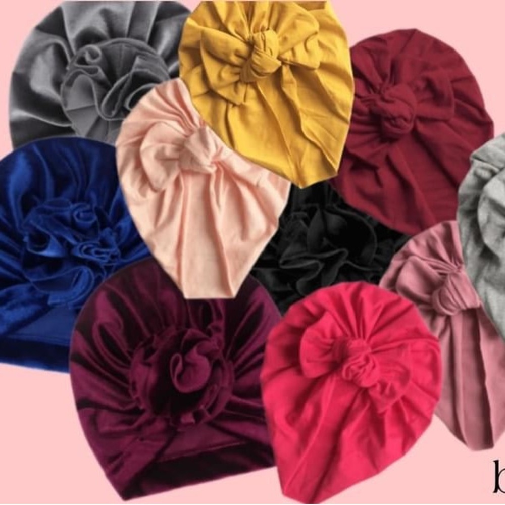 RANDOM COLOR!! New Born/Baby Turban Hat